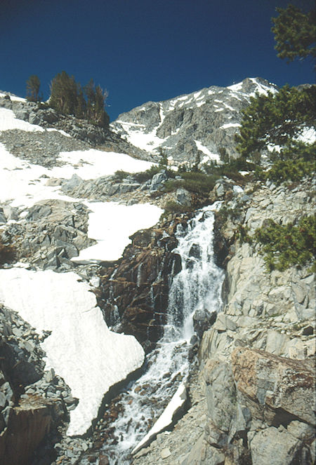 Cascade below Tower Lake - Hoover Wilderness 1991 Cascade below Tower Lake - Hoover Wilderness 1991