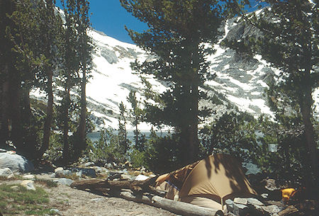 Tower Lake camp, route to Mary Lake in Yosemite - Hoover Wilderness 1991 Tower Lake camp, route to Mary Lake in Yosemite - Hoover Wilderness 1991