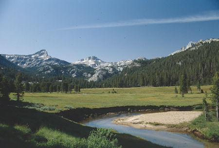 Upper Piute Meado, Hawksbeak and Ehrnbeck Peaks - Hoover Wilderness 1992