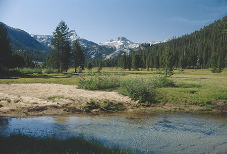 Upper Piute Meadow, Hawksbeak and Ehrnbeck Peaks - Hoover Wilderness 1992