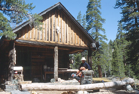 Cabin/Ranger Station at Upper Piute Meadow, Gil Beilke - Hoover Wilderness 1992 Cabin/Ranger Station at Upper Piute Meadow, Gil Beilke - Hoover Wilderness 1992
