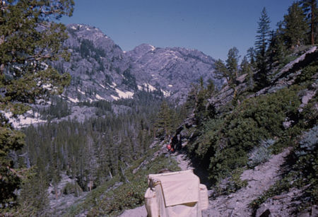 Trail on the way to Shadow Creek - Ansel Adams Wilderness - Jul 1969