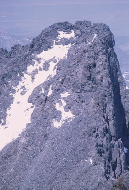 Banner Peak from the top of Mt. Ritter - Ansel Adams Wilderness - Jul 1969