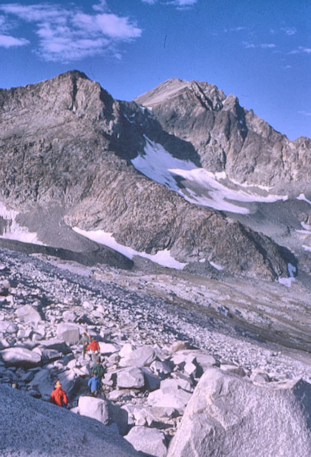 On the way to Mt. Goddard<br>Kings Canyon National Park 26 Aug 1964