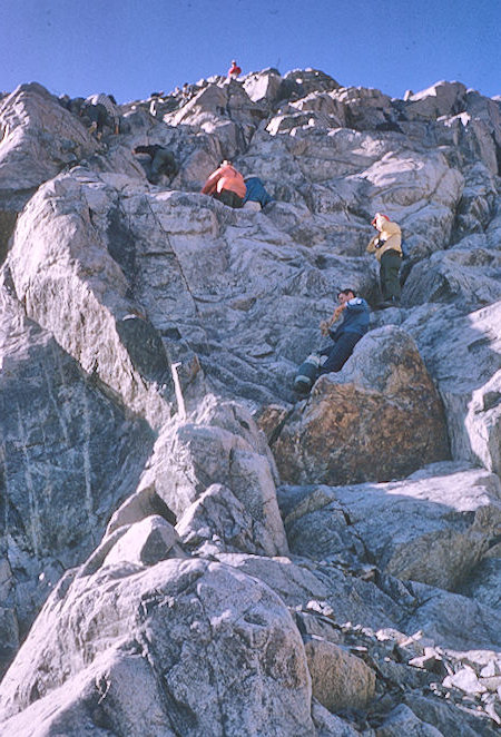 Climbing Mt. Goddard<br>Kings Canyon National Park 26 Aug 1964