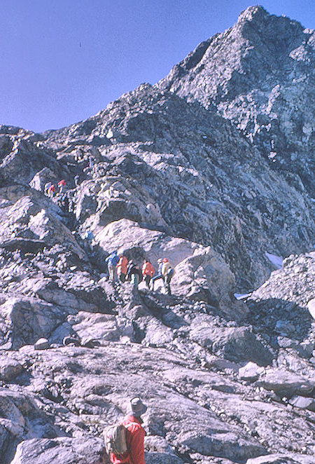 Climbing Mt. Goddard - Kings Canyon National Park 26 Aug 1964