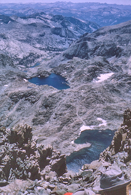 View south from Mt. Goddard - Kings Canyon National Park 26 Aug 1964