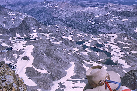 Goddard Canyon from Mt. Goddard - Kings Canyon National Park 20 Aug 1969