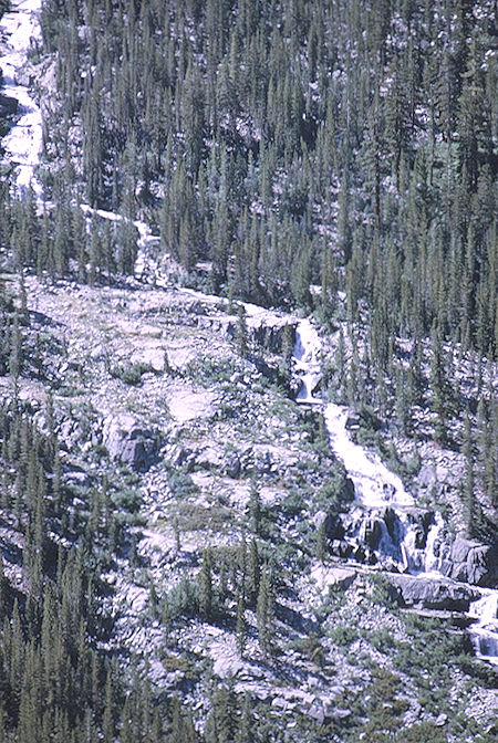 Cataract Creek from Glacier Creek - Kings Canyon National Park 26 Aug 1969