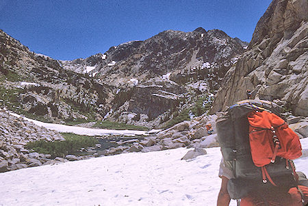 Snow on Cataract Creek - Kings Canyon National Park 26 Aug 1969