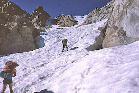 Approaching Cataract Creek Pass - Kings Canyon National Park 27 Aug 1969