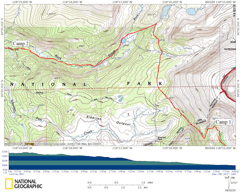 1981 Deck Trek Day 2 map