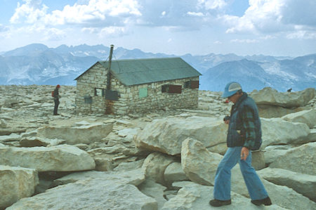 Smithsonian Cabin on summit of Mount Whitney - Sequoia National Park 26 Aug 1981