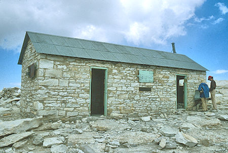 Smithsonian Cabin on summit of Mount Whitney - Sequoia National Park 26 Aug 1981