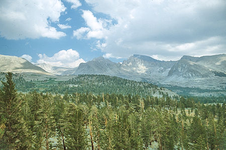 Mount Whitney from near Big Horn Plateau - Sequoia National Park 28 Aug 1981