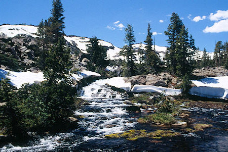 Cascade Creek below Lake Harriett - Hoover Wilderness 1995 Cascade Creek below Lake Harriett - Hoover Wilderness 1995