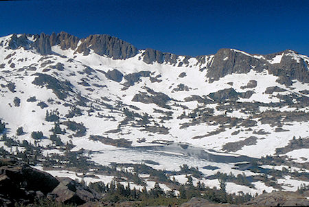 Forsyth Peak over Ruth Lake - Hoover Wilderness 1995 Forsyth Peak over Ruth Lake - Hoover Wilderness 1995