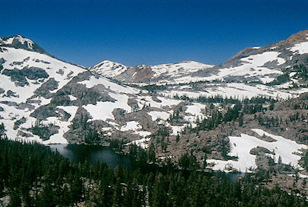 Bigelow, Bond Pass, Dorothy Lake Pass over Lake Harriet - Hoover Wilderness 1995