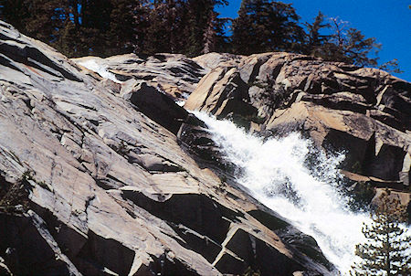 Bonnie Lake cascade - Hoover Wilderness 1995 Bonnie Lake cascade - Hoover Wilderness 1995