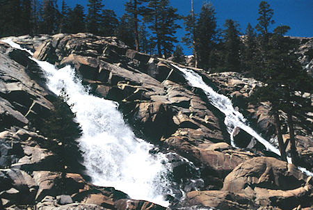 Bonnie Lake cascade - Hoover Wilderness 1995