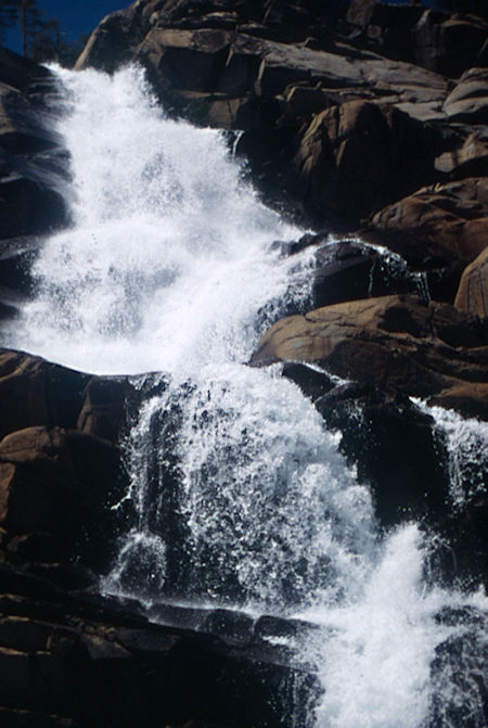 Bonnie Lake cascade - Hoover Wilderness 1995