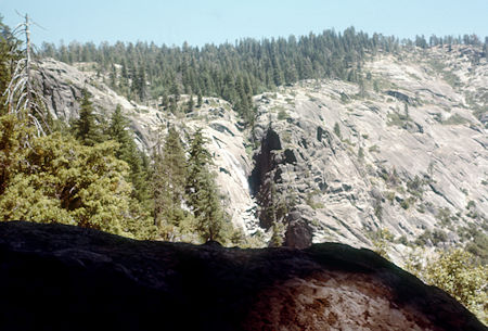 Chilnualna Falls from the trail - Yosemite National Park - Jul 1957 Chilnualna Falls from the trail - Yosemite National Park - Jul 1957