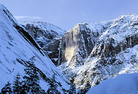 Yosemite Falls from Vernal Falls trail - Yosemite National Park 01 Jan 1966 Yosemite Falls from Vernal Falls trail - Yosemite National Park 01 Jan 1966