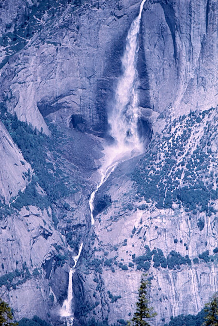 Yosemite Falls from Sentinel Dome - Yosemite National Park 01 Jun 1968