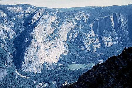 Yosemite Falls and Valley from Taft Point - Yosemite National Park 01 Jun 1968 Yosemite Falls and Valley from Taft Point - Yosemite National Park 01 Jun 1968