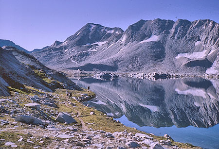 Wanda Lake early morning - Kings Canyon National Park - 27 Aug 1964