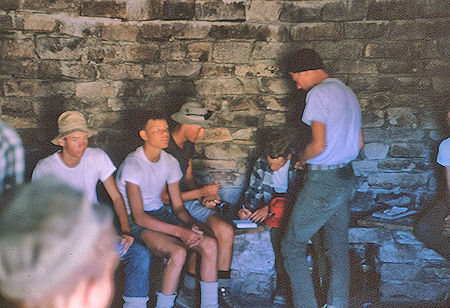 Inside Muir Hut on Muir Pass - Kings Canyon National Park - 27 Aug 1964