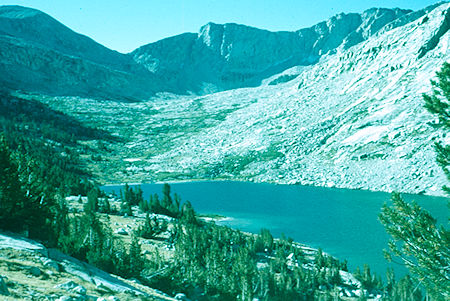 Middle Palisade, Upper Palisade Lake, Mather Pass - Kings Canyon National Park 24 Aug 1960