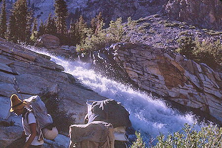 Cascades, Devil's Staircase - Kings Canyon National Park 20 Aug 1963 Cascades, Devil's Staircase - Kings Canyon National Park 20 Aug 1963