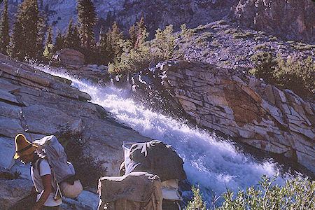 Cascades, Devil's Staircase - Kings Canyon National Park 20 Aug 1963