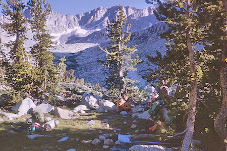 Palisade Lake camp - Kings Canyon National Park 20 Aug 1963