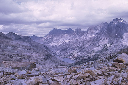 Palisade Lakes and Palisades from Mather Pass - Kings Canyon National Park 25 Aug 1970