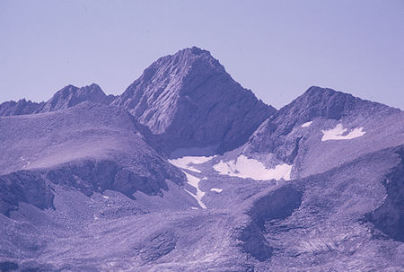 Junction Peak from top of Mt. Gould<br>Kings Canyon National Park 30 Aug 1970 Junction Peak from top of Mt. Gould<br>Kings Canyon National Park 30 Aug 1970