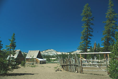 Cabin, Barn, Corral at Cooper Meadow - Emigrant Wilderness 1994 Cabin, Barn, Corral at Cooper Meadow - Emigrant Wilderness 1994