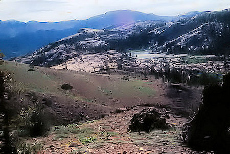 Relief Peak over easterly lake in Upper Relief Valley - Emigrant Wilderness 1994 Relief Peak over easterly lake in Upper Relief Valley - Emigrant Wilderness 1994