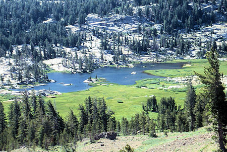 Westerly lake in Upper Relief Valley - Emigrant Wilderness 1994 Westerly lake in Upper Relief Valley - Emigrant Wilderness 1994