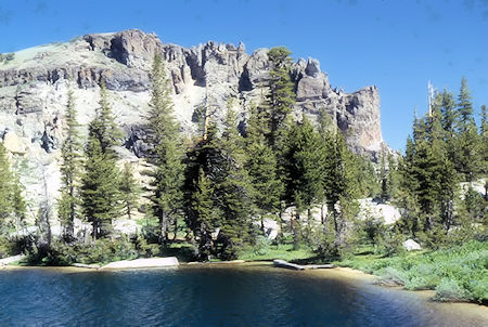 Campsite area, East Flange Rock, Easterly Lake - Emigrant Wilderness 1994 Campsite area, East Flange Rock, Easterly Lake - Emigrant Wilderness 1994