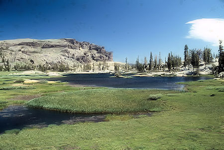 East Flange Rock over Westerly Lake  - Emigrant Wilderness 1994