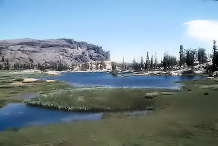 East Flange Rock over Westerly Lake  - Emigrant Wilderness 1994