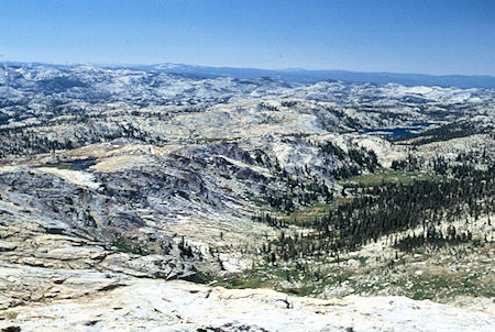 Wilson Meaadow Lake, Long Lake from Granite Dome - Emigrant Willderness 1994 Wilson Meaadow Lake, Long Lake from Granite Dome - Emigrant Willderness 1994