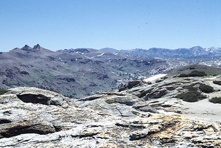 Toward Relief Peak, Summit Creek, Brown Bear Pass from Granite Dome - Emigrant Wilderness 1994