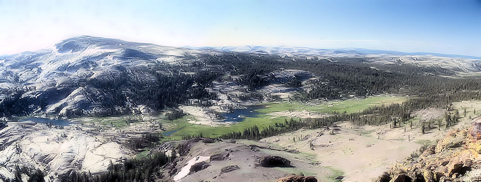 Granite Dome over Upper Relief Valley - Emigrant Wilderness 1994 Granite Dome over Upper Relief Valley - Emigrant Wilderness 1994
