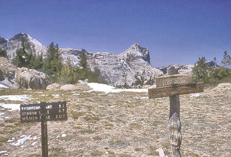 Volunteer Peak from Benson Pass - Yosemite National Park - 03 Sep 1964
