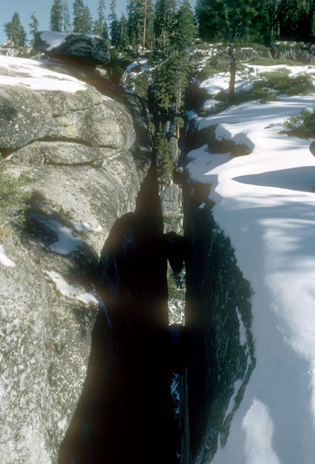 Fissure at Taft Point - Yosemite National Park - 02 Jan 1970 Fissure at Taft Point - Yosemite National Park - 02 Jan 1970
