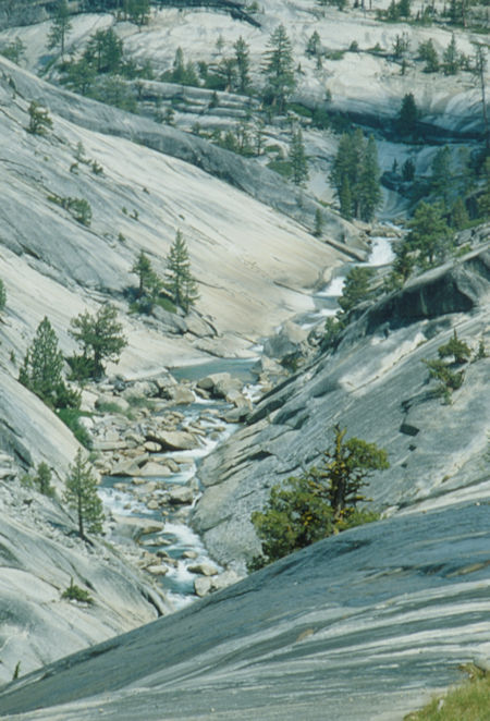 Bunnell Cascades on Merced River - Yosemite National Park - Aug 1980