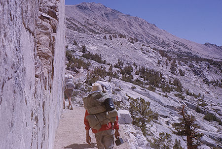 On the 'new' Kearsarge Pass Trail - Kings Canyon National Park 24 Aug 1963 On the 'new' Kearsarge Pass Trail - Kings Canyon National Park 24 Aug 1963